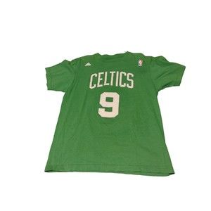 Boston Celtics Shirt Mens Large Green Rajon Rondo NBA Basketball Adidas